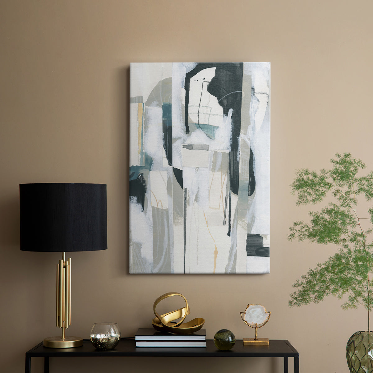 Sea Cavern Strata II - Canvas Art Print