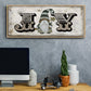 Winter Wonderland Friend Joy - Floater Framed Canvas Print