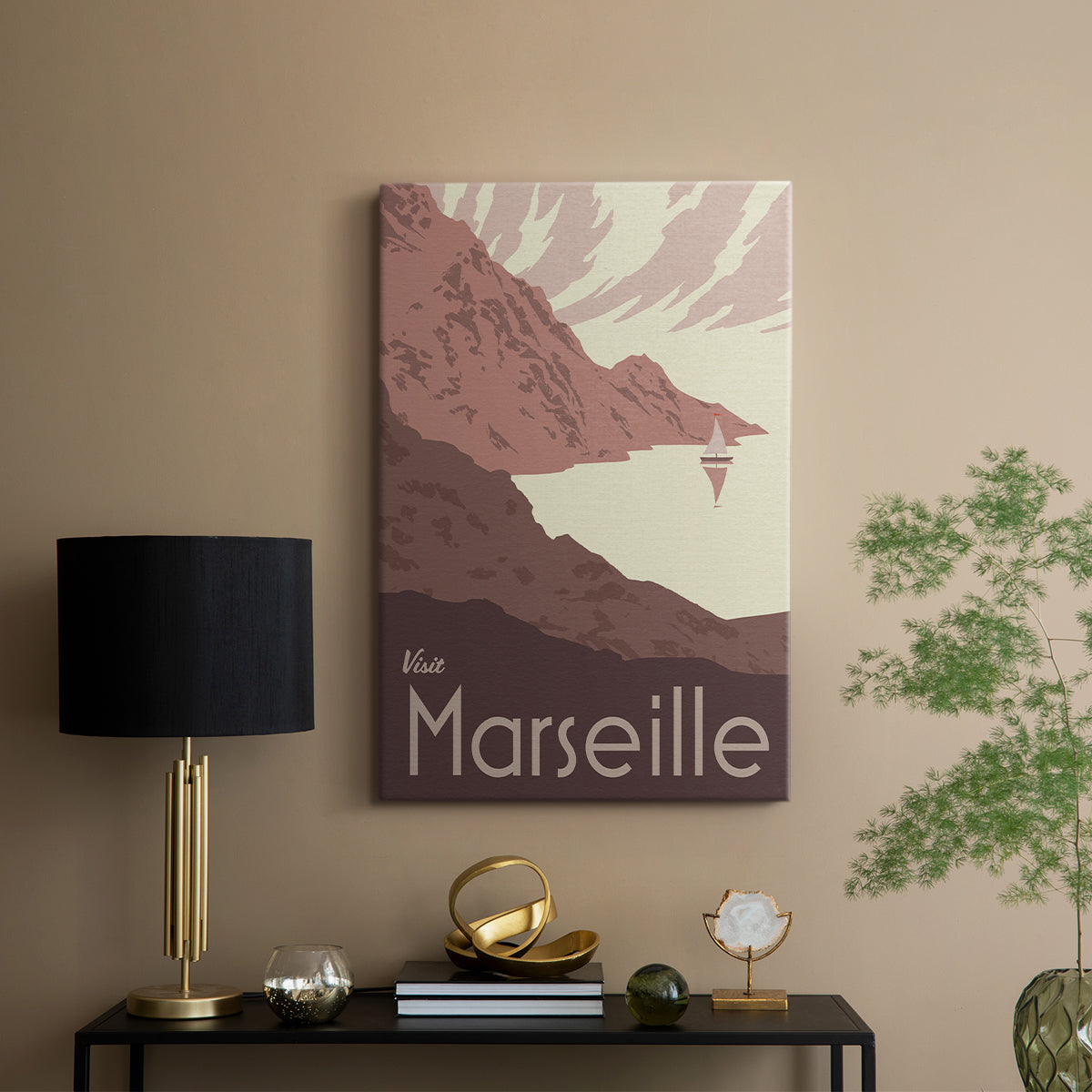 French Coast I - Canvas Art Print