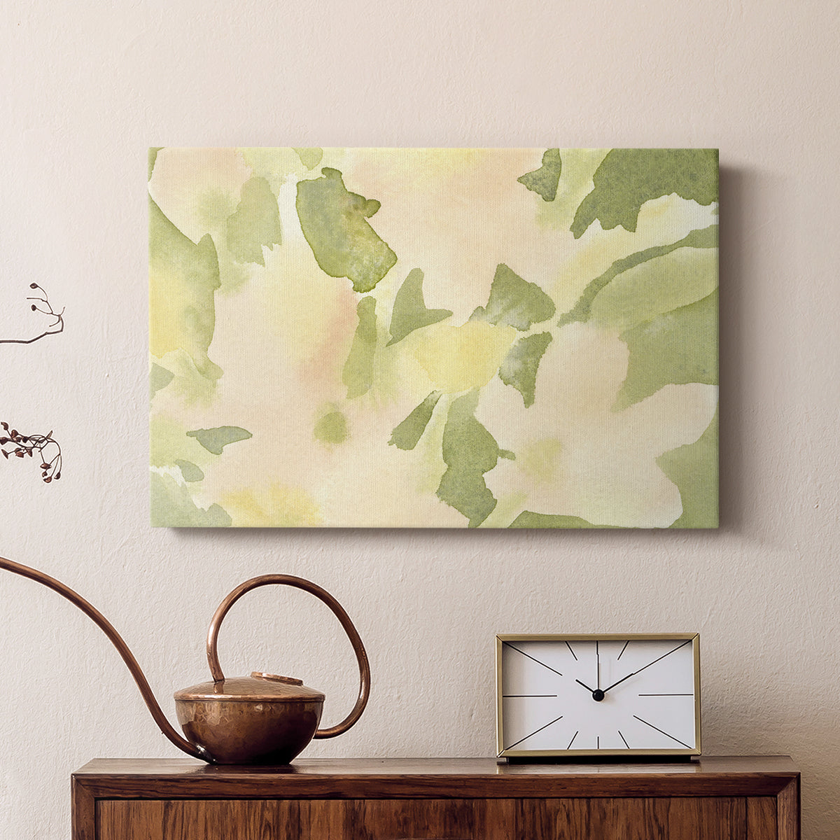 Verdant Floral Abstract I - Canvas Art Print