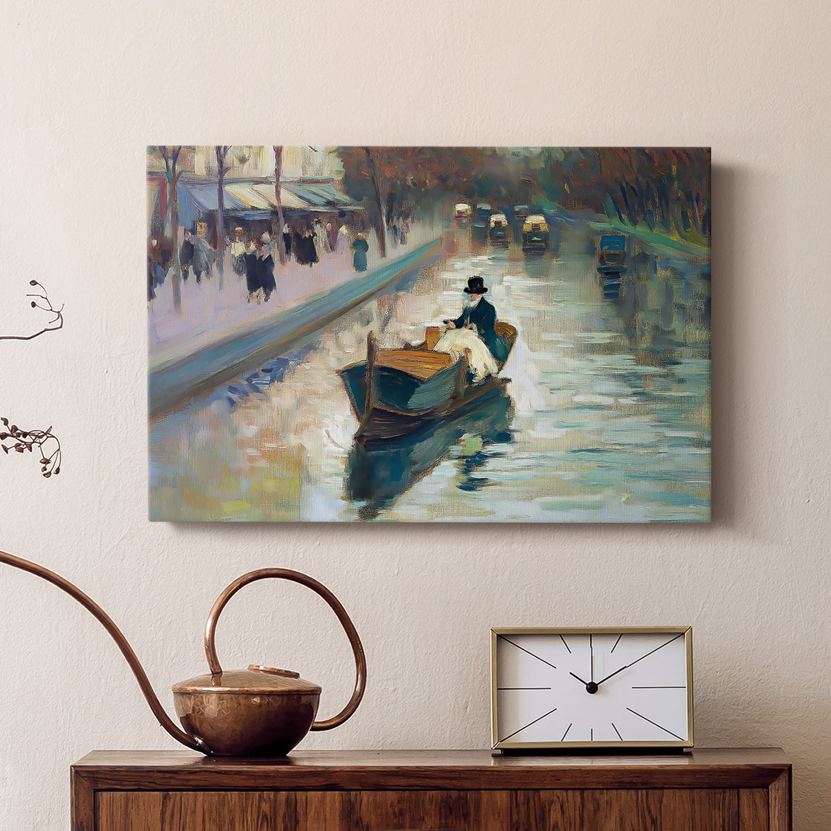 River Impression LXXXII - Canvas Art Print