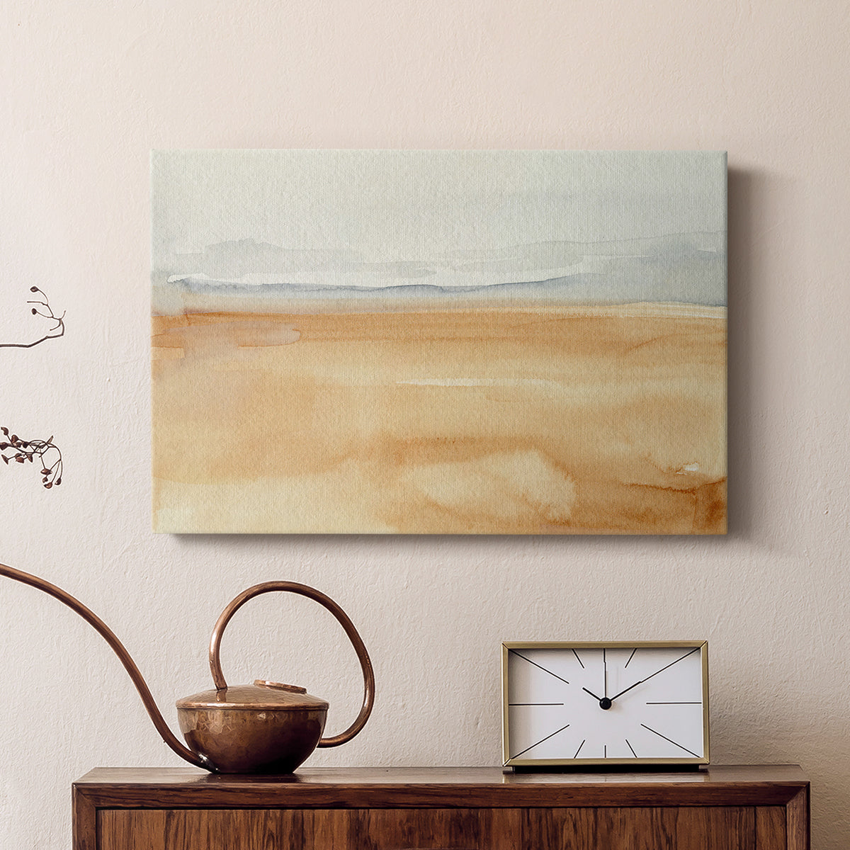 Ash Blue Horizon I - Canvas Art Print