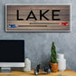 Lake Paddles - Floater Framed Canvas Print