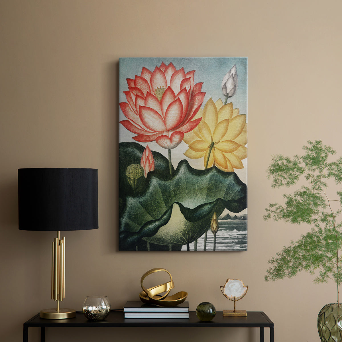 Temple of Flora V - Canvas Art Print
