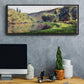 The Seine at Jeufosse, 1884 - Floater Framed Canvas Print
