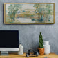 Trees on the Creek I - Floater Framed Canvas Print