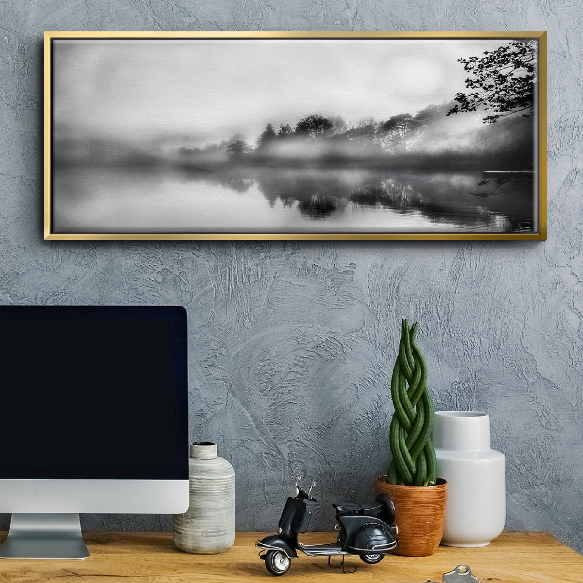 Soft Wonders - Floater Framed Canvas Print