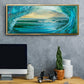 Big Wave - Floater Framed Canvas Print