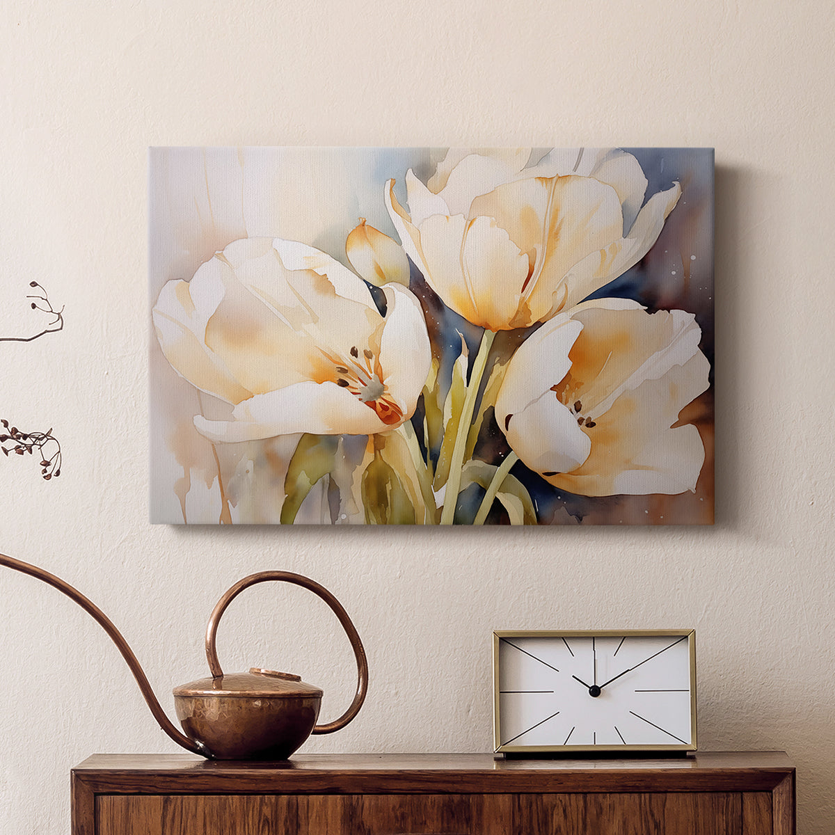 Floral Watercolor XXVII - Canvas Art Print