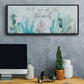 Seahorses and Coral - Floater Framed Canvas Print