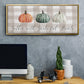 Gather With Grateful Hearts - Floater Framed Canvas Print