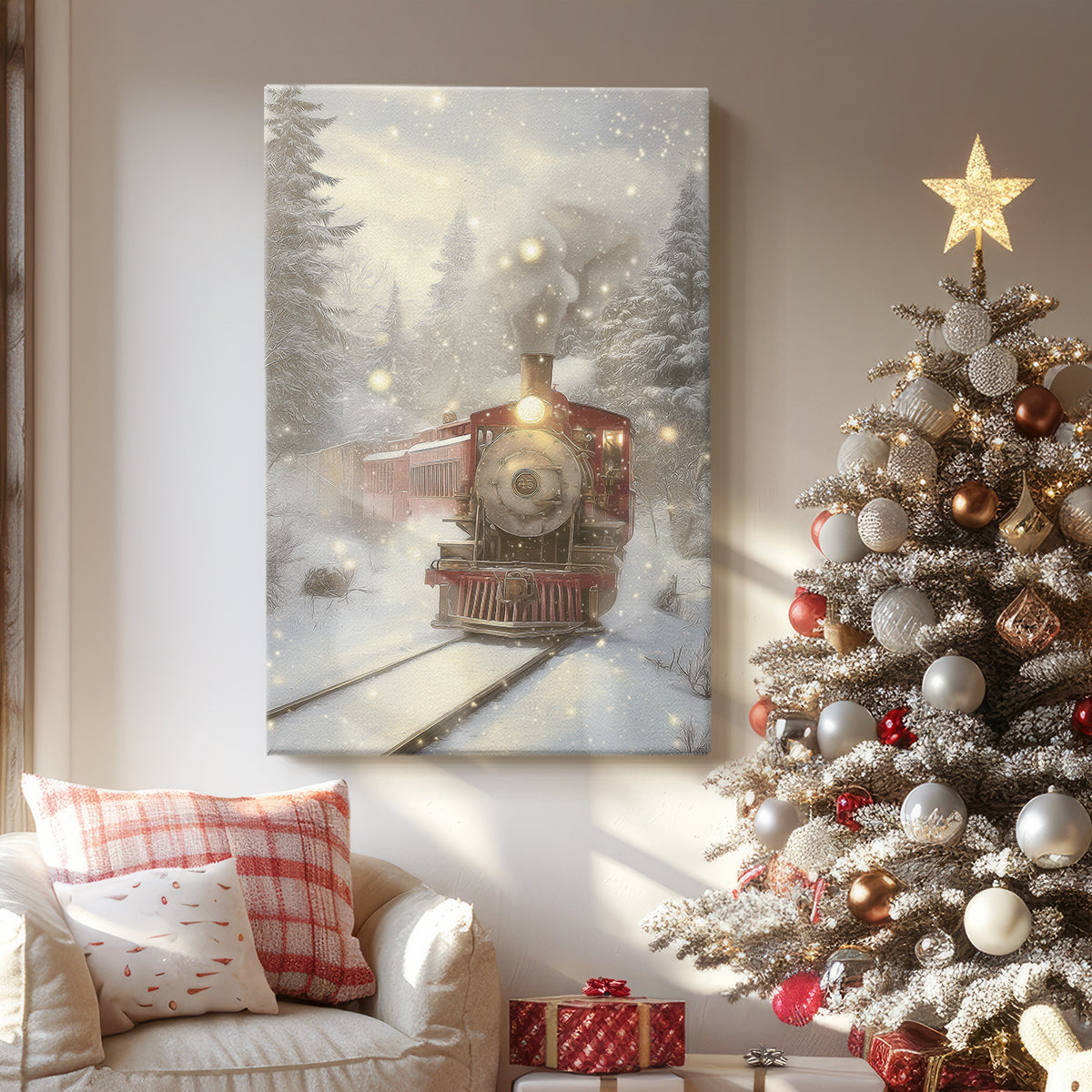 Pearled Blessing of Lantern - Canvas Art Print