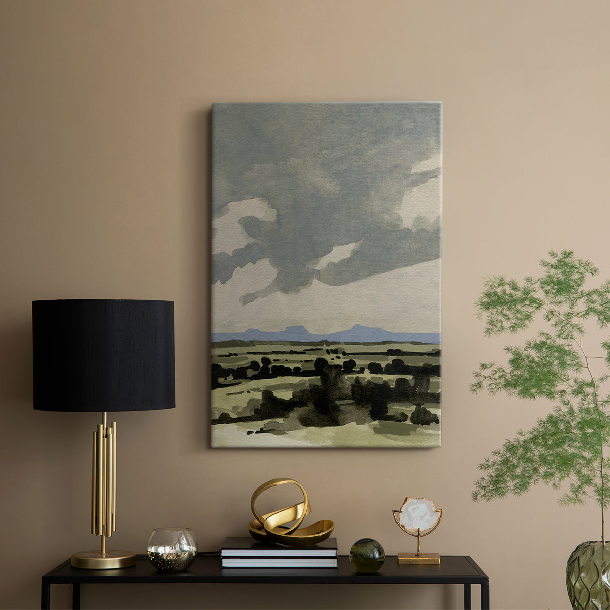 Pink Hazy Sky I - Canvas Art Print