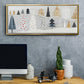 Christmas Chalet Collection D - Floater Framed Canvas Print