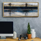 City Blue - Floater Framed Canvas Print