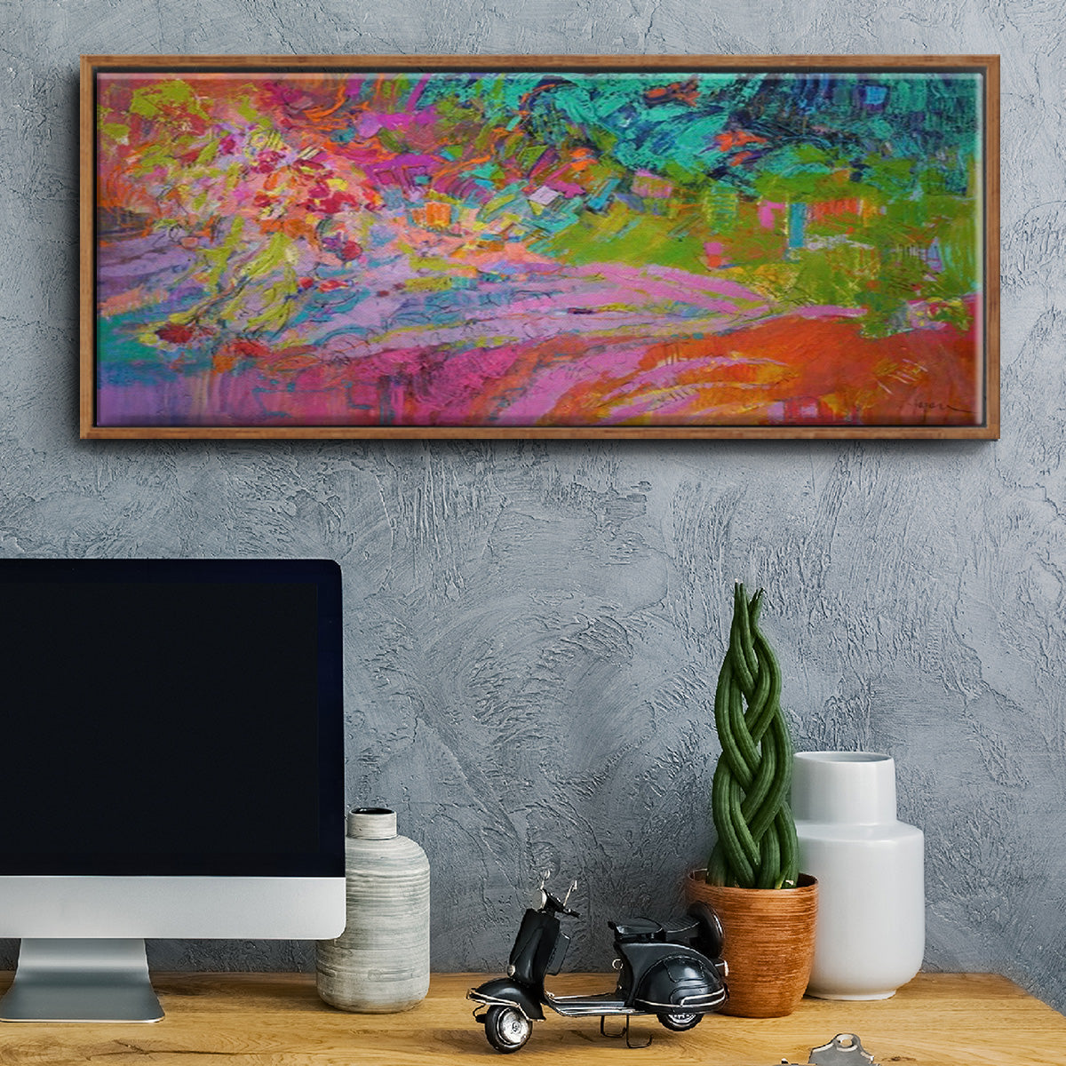 Passion Diva - Floater Framed Canvas Print