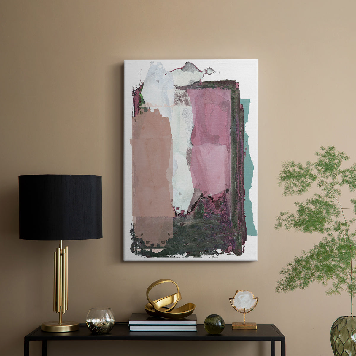 Brights Soft Wash II - Canvas Art Print