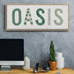 Oasis Cabana - Floater Framed Canvas Print