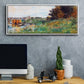 The Banks of the Seine at the Argenteuil Bridge, 1874 - Floater Framed Canvas Print