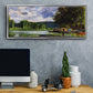 The Banks of the Seine near Jeufosse (Eure), 1880 - Floater Framed Canvas Print