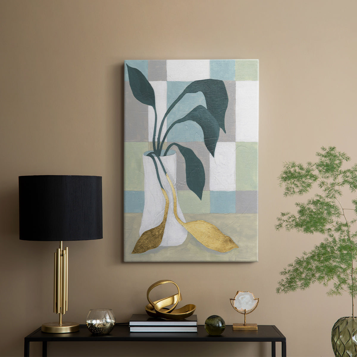 Plant Vased II - Canvas Art Print