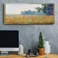 Oat and Poppy Field, 1890 - Floater Framed Canvas Print