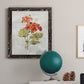 Linen Geranium - Premium Canvas Framed in Barnwood - Ready to Hang