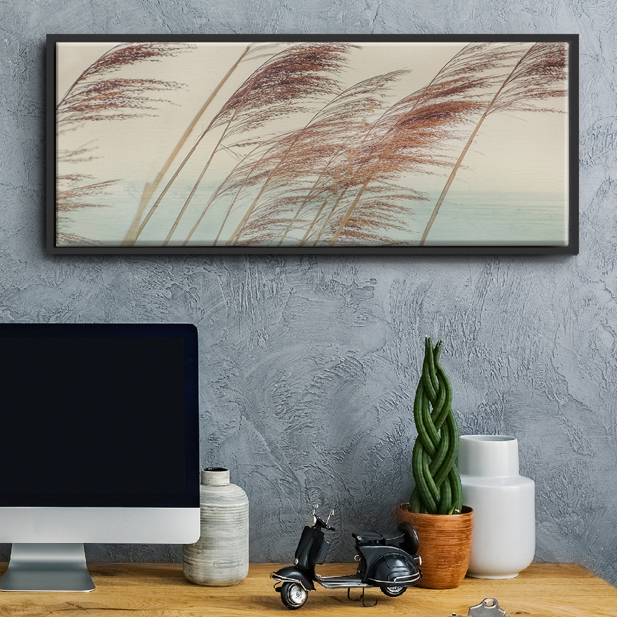 Windy II - Floater Framed Canvas Print
