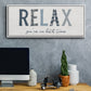 Relax - Floater Framed Canvas Print