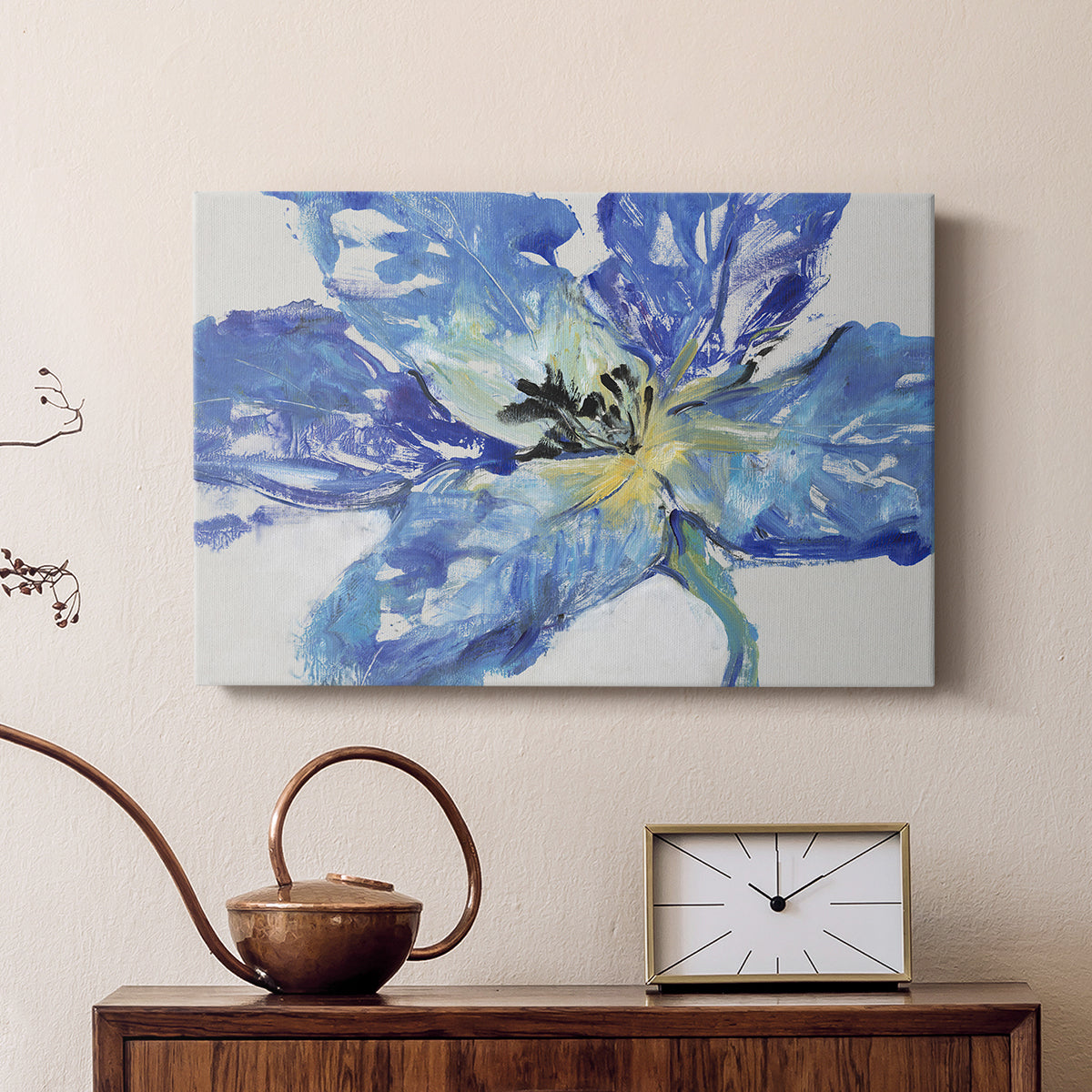 Fleur Bleue II - Canvas Art Print