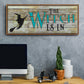 The Witch is in - Floater Framed Canvas Print