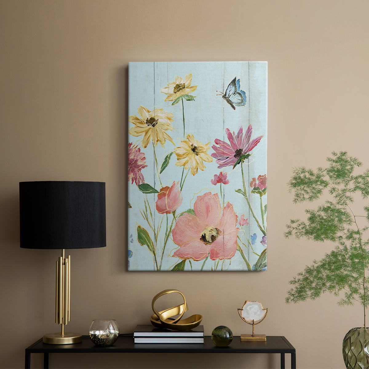 Wildflower Flutter II - Canvas Art Print