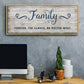 Family Forever - Floater Framed Canvas Print