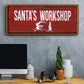Santa's Workshop - Floater Framed Canvas Print