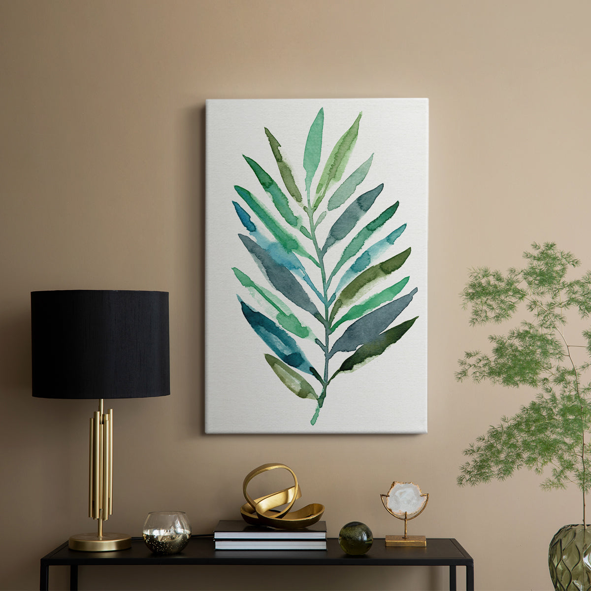 Palm Frond Flow IV - Canvas Art Print
