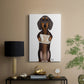 Love and Dachshund - Canvas Art Print