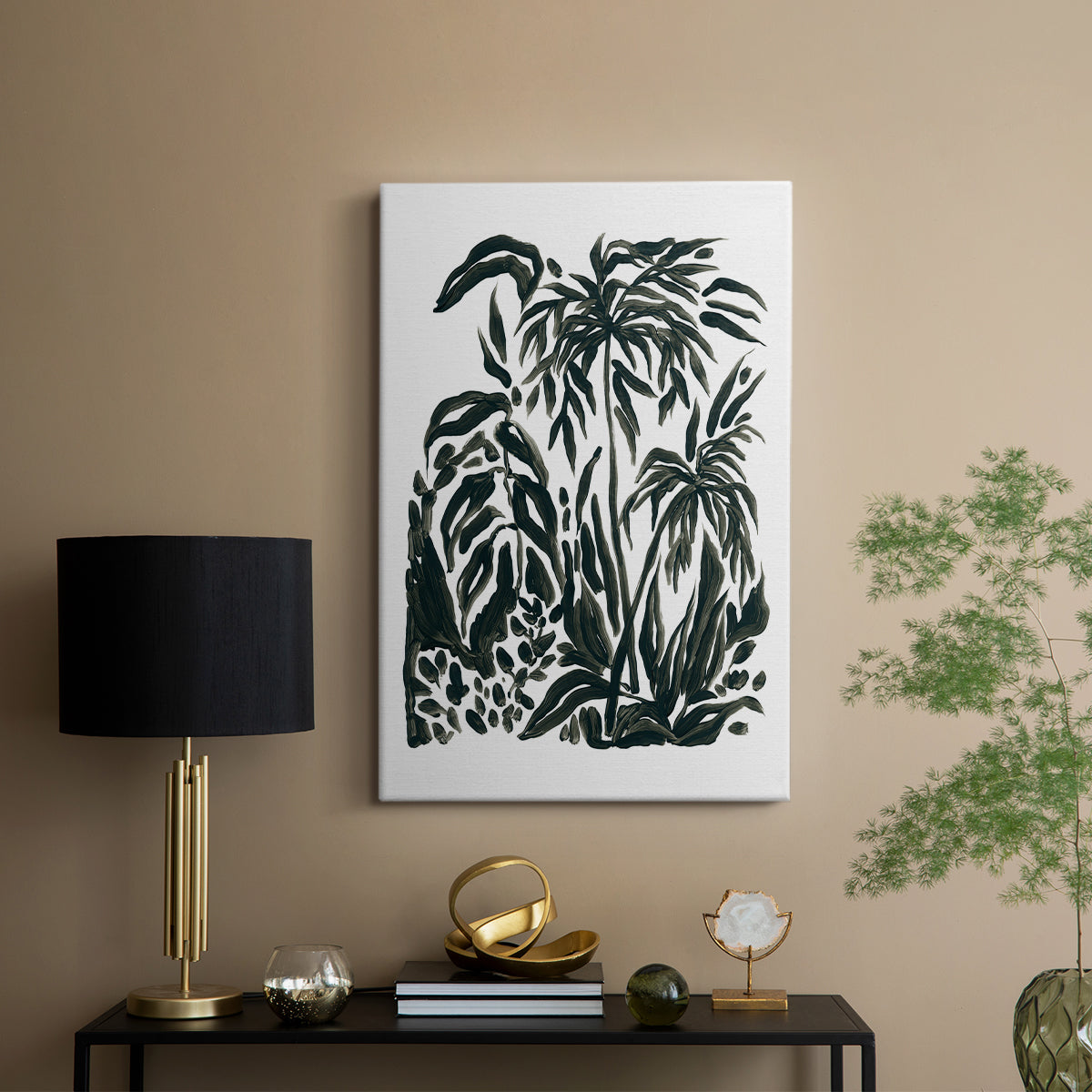 Ink Jungle IV - Canvas Art Print