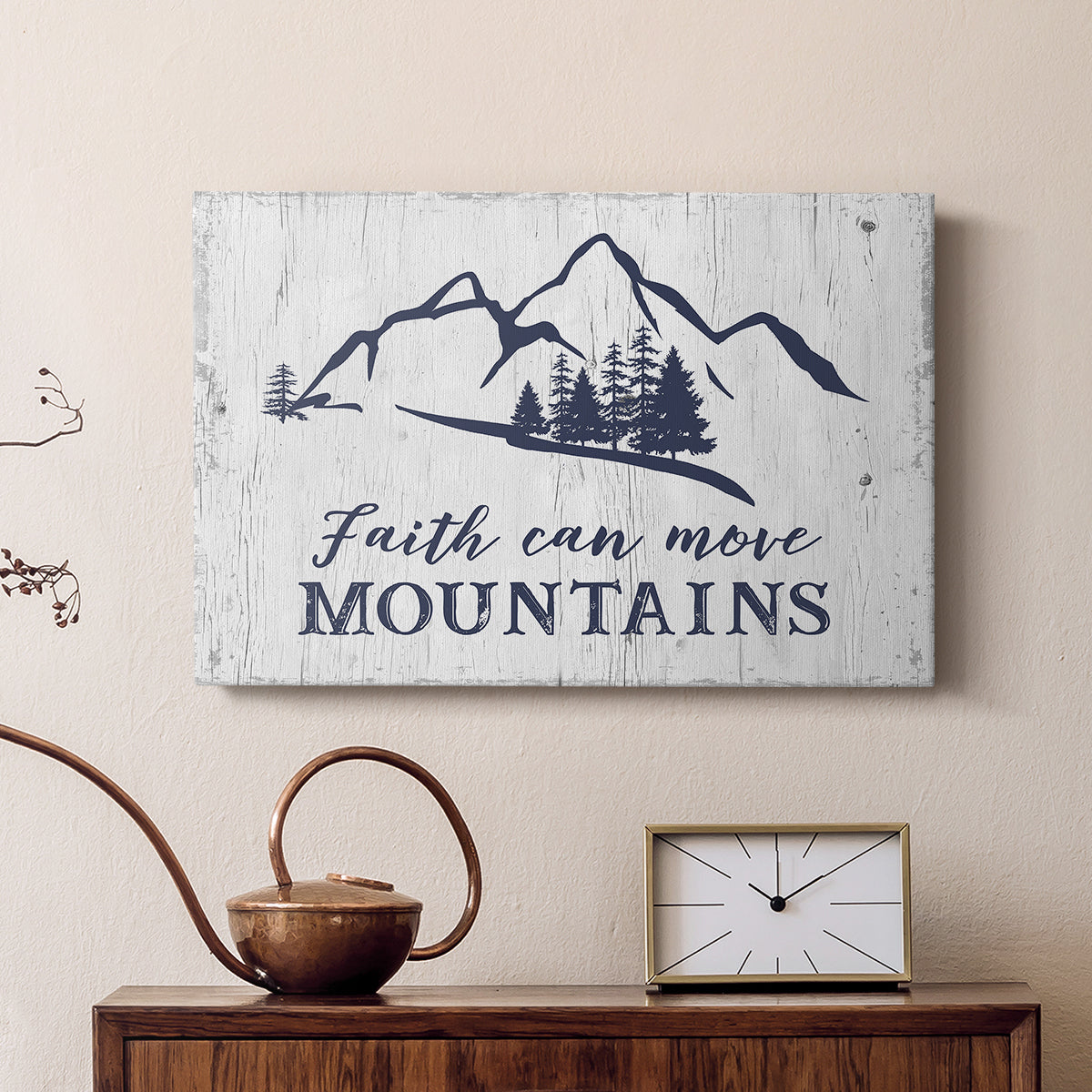 Move Mountains - Canvas Art Print