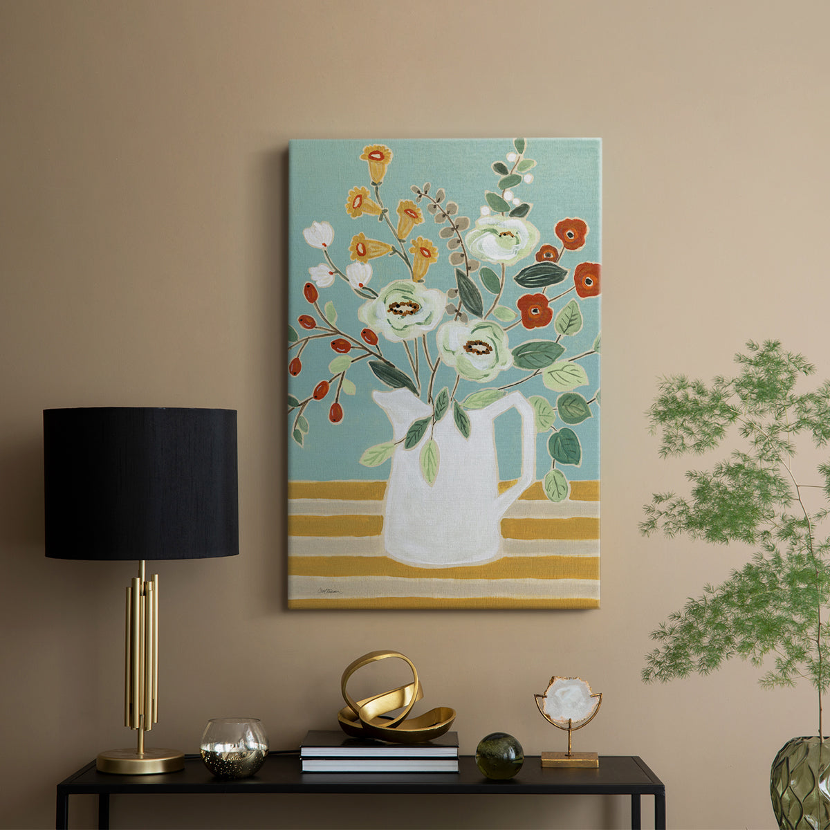 Joyful Blossoms II - Canvas Art Print