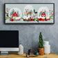 Snow Globe Village Collection D - Floater Framed Canvas Print