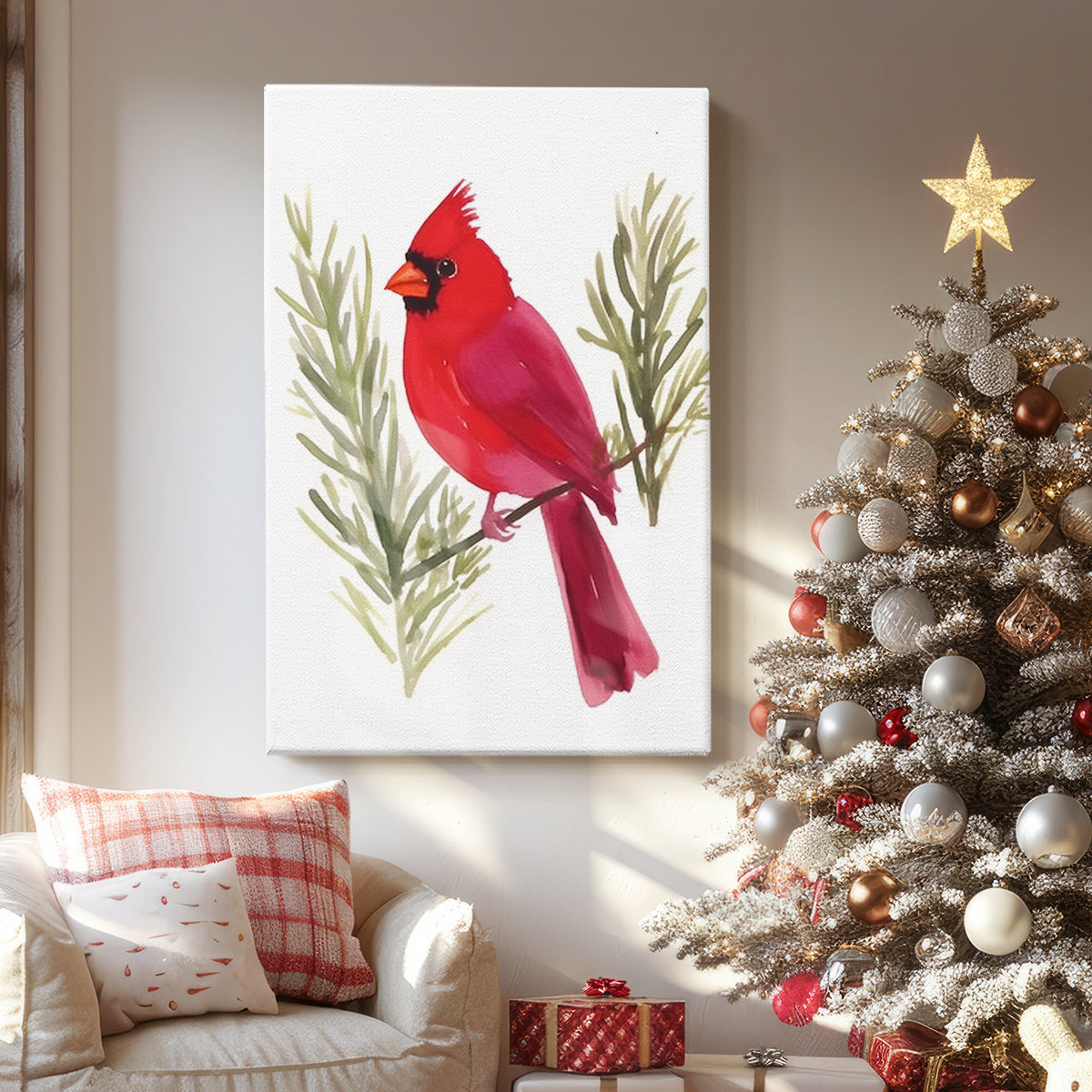Ruby Yule Promise - Canvas Art Print