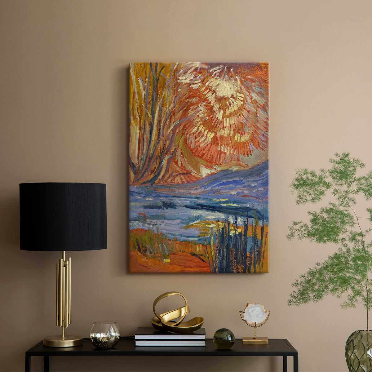 Cadmium Winter Solstice II - Canvas Art Print