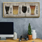 Beer Chart II - Floater Framed Canvas Print