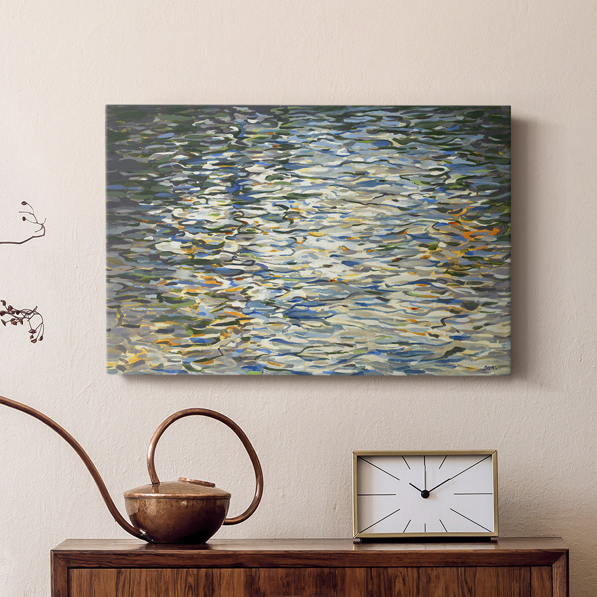 Water Reflections - Canvas Art Print