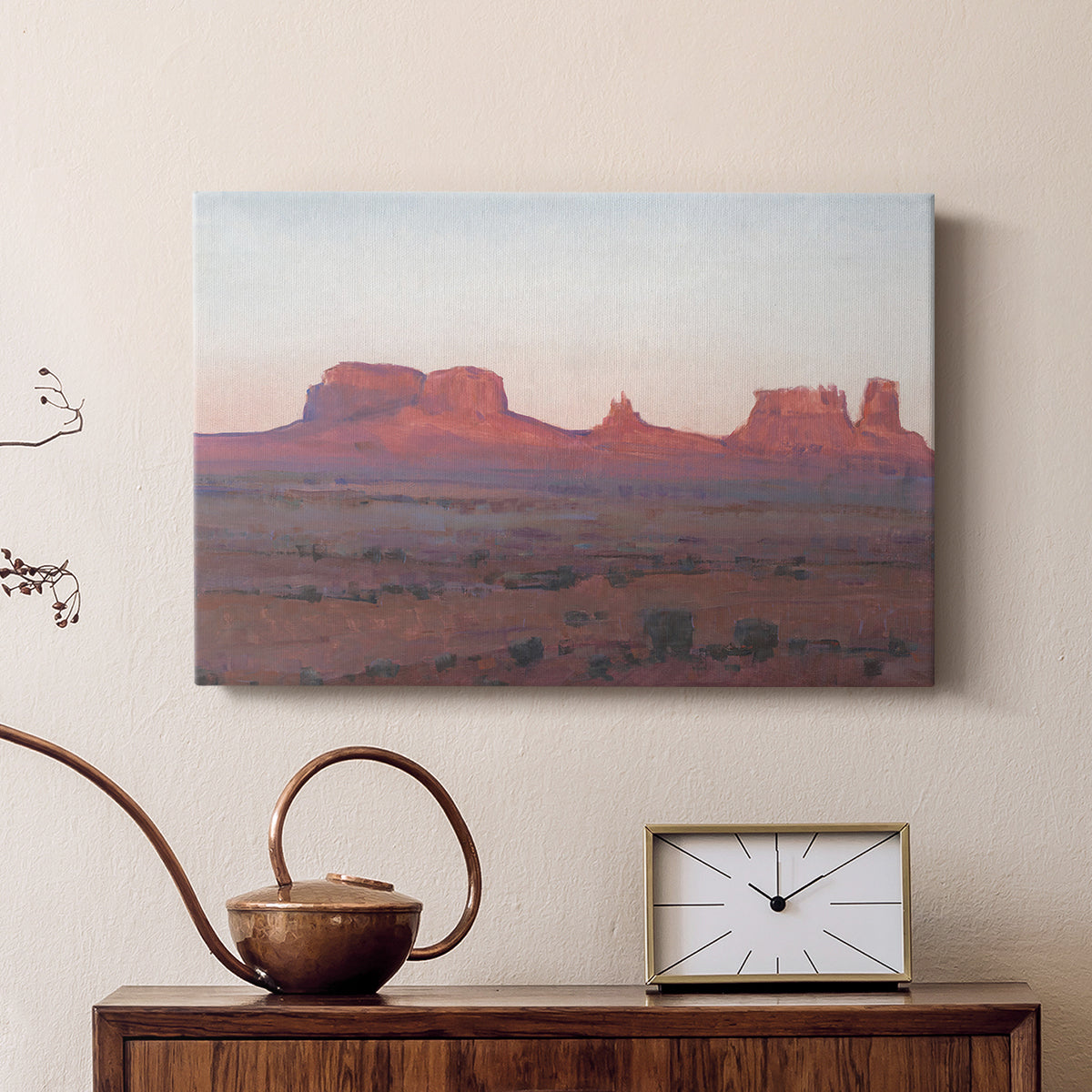Red Rocks at Dusk II - Canvas Art Print