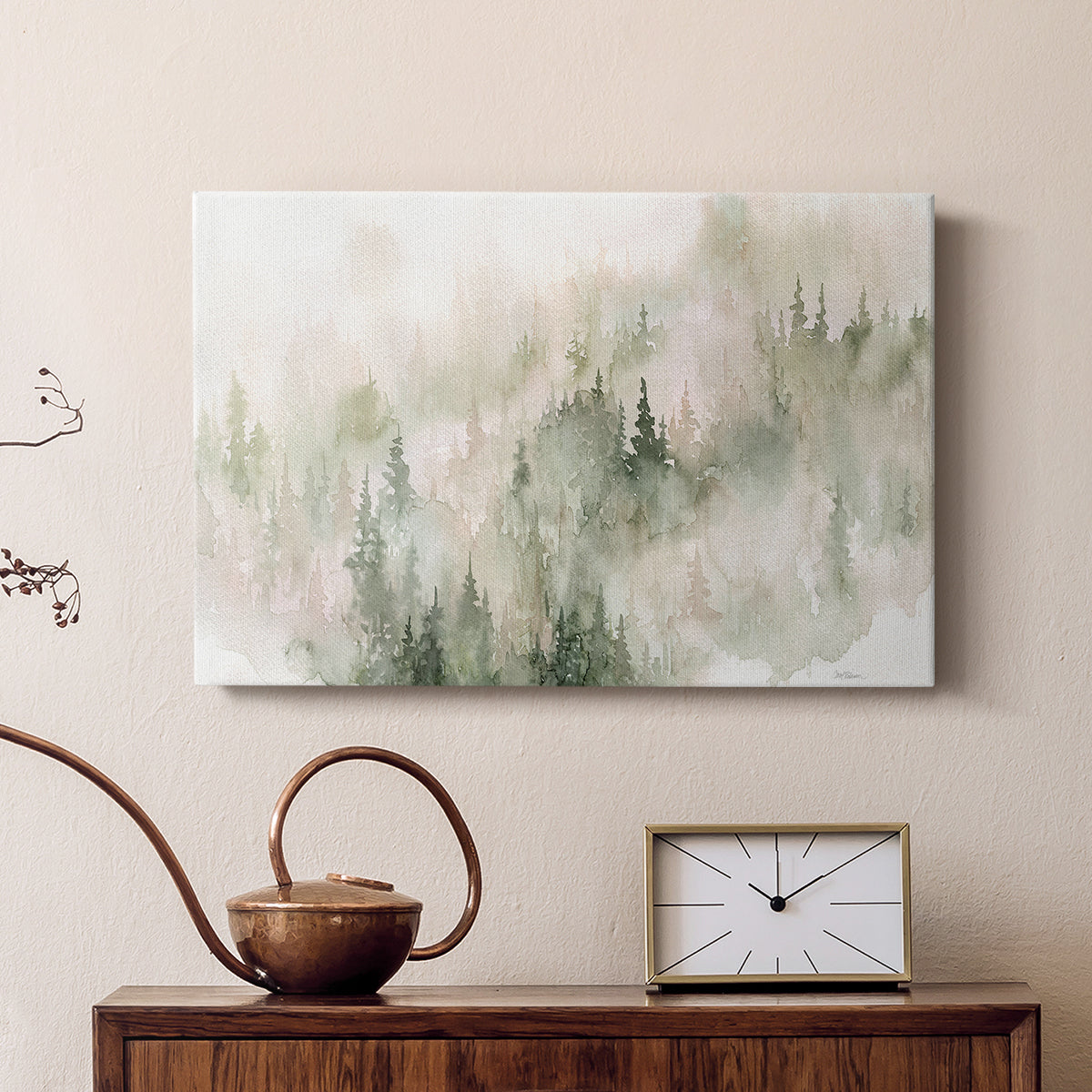 Misty Mountain Sides - Canvas Art Print