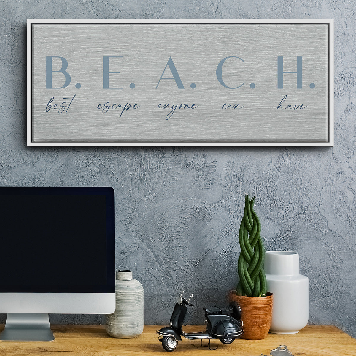 Best Escape - Floater Framed Canvas Print