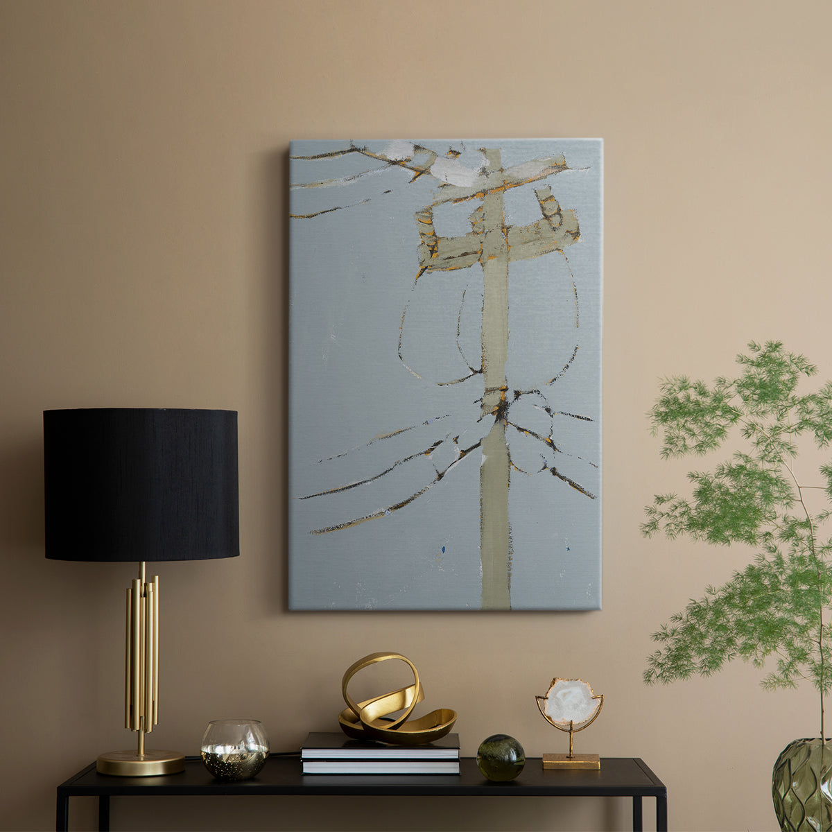 Wires V - Canvas Art Print