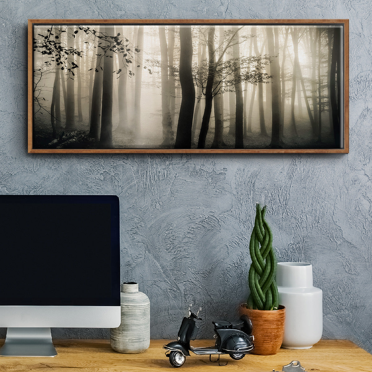 Light is Always There - Floater Framed Canvas Print