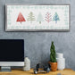 Christmas Tree Whimsy Collection C - Floater Framed Canvas Print